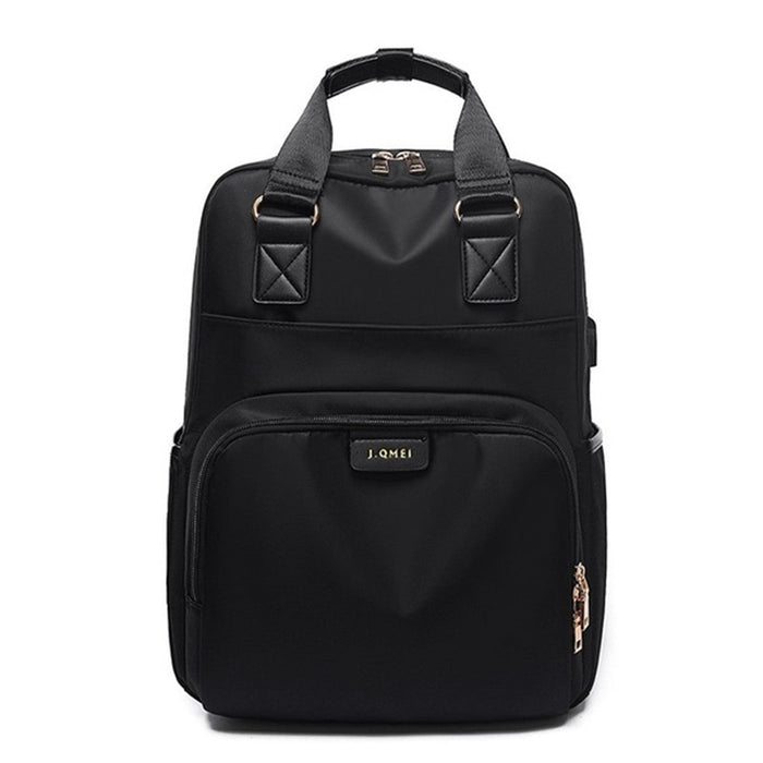 Bolsa para laptop em lona – mochila multifuncional e mochila escolar – projetada para mulheres modernas e elegantes
