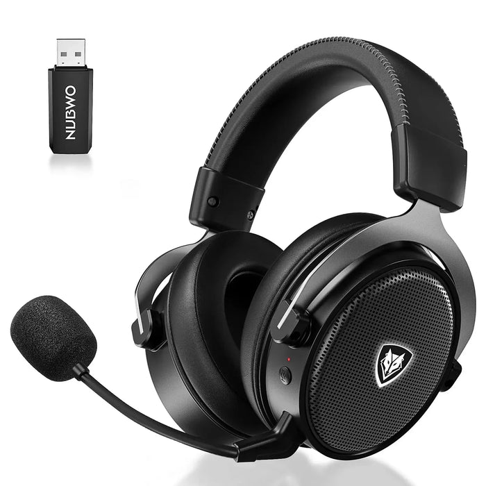 NUBWO® G-serien - Trådlöst spelheadset med 2,4 GHz & Bluetooth 5.3-teknik, brusreducerande mikrofon och stereoljud - Kompatibel med PS5 / PS4 / PC / Dator / Telefon / XBOX / Switch