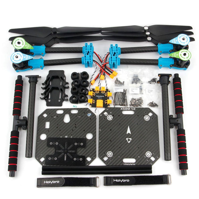 Holybro X500 V2 ARF Kit - 500mm Wheelbase 10 Inch FPV Drone with 2216 880KV Motor, 20A BL_S ESC, 1045 Propeller - Ideal for 1KG Payload Carrying Capacity - Shopsta EU