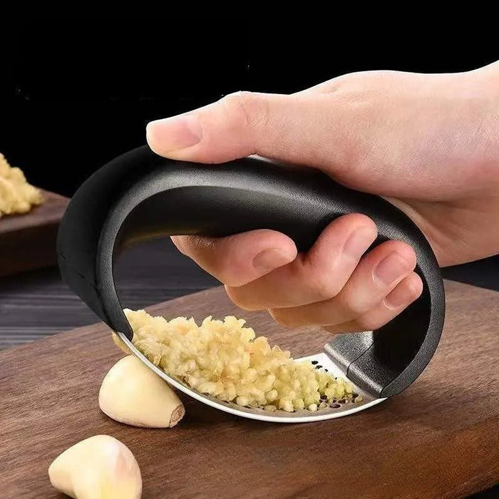 Stainless Steel Garlic Press Crusher Manual Garlic Mincer Chopping Garlic Tool Fruit Vegetable Tools Kitchen Accessories Gadget - Shopsta EU